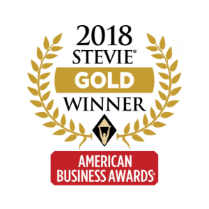 2018 Stevie Gold Winner American Business Award